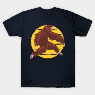 Sassquatch - Badass With An Attitude To Match - Big foot T-Shirt